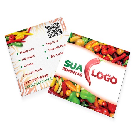 POSTAIS COUCHÊ 300G LAM FOSCA FRENTE E VERNIZ LOCAL FRENTE 90X98MM Colorido frente e verso - 1000 un.