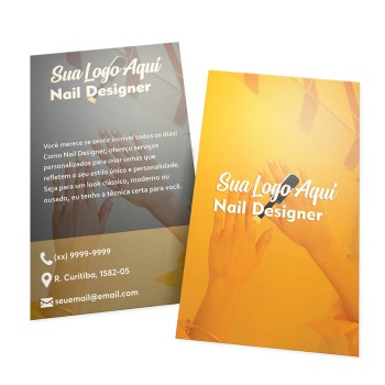 POSTAIS COUCHÊ 300G LAM FOSCA FRENTE E VERSO 90X147MM Colorido frente e verso - 500 un.