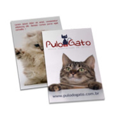 POSTAIS COUCHÊ 300G LAMINAÇÃO FOSCA LAM FOSCA FRENTE E VERSO 91X153MM Colorido frente e verso - 250 un.