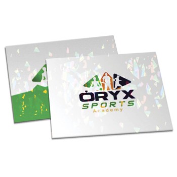 POSTAIS COUCHÊ 300G LAMINAÇÃO HOLOGRÁFICA LAM HOLOGRÁFICA FRENTE E VERSO 182X153MM Colorido frente e verso - 250 un.