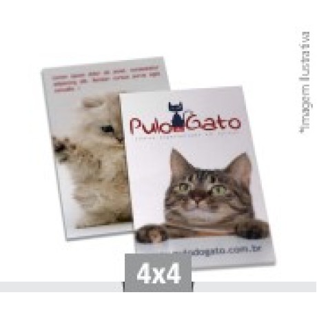 POSTAIS COUCHÊ 300G SEM LAMINAÇÃO E SEM VERNIZ SEM VERNIZ 91X153MM Colorido frente e verso - 100 un.