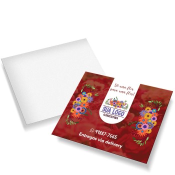 POSTAIS COUCHÊ 300G SEM VERNIZ 180X147MM Colorido frente - 5000 un.