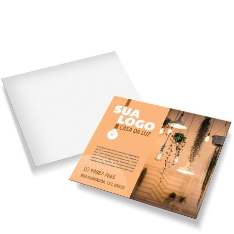 POSTAIS COUCHÊ 300G SEM VERNIZ 180X147MM Colorido frente - 3000 un.