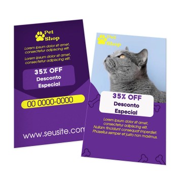 POSTAIS COUCHÊ 300G SEM VERNIZ 90X147MM Colorido frente e verso - 5000 un.