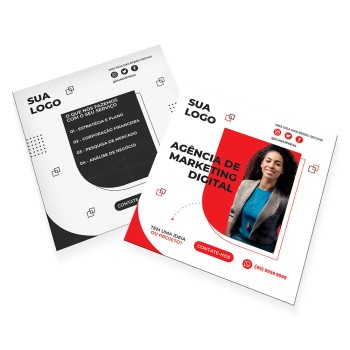 POSTAIS COUCHÊ 300G SEM VERNIZ 90X98MM Colorido frente e preto e branco verso - 3000 un.