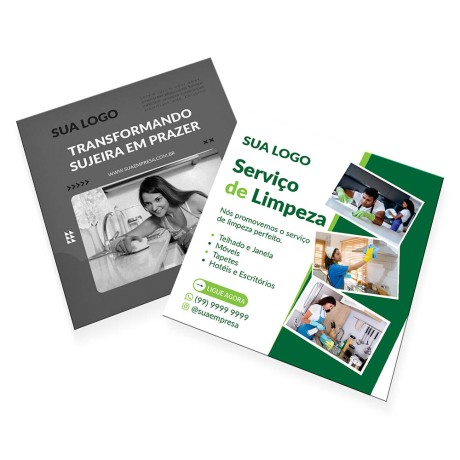 POSTAIS COUCHÊ 300G SEM VERNIZ 90X98MM Colorido frente e preto e branco verso - 5000 un.