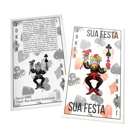 POSTAIS COUCHÊ 300G VERNIZ UV TOTAL FRENTE 90X147MM Colorido frente e preto e branco verso - 1000 un.