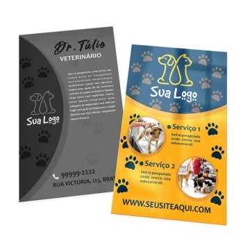 POSTAIS COUCHÊ 300G VERNIZ UV TOTAL FRENTE 90X147MM Colorido frente e preto e branco verso - 5000 un.