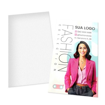 POSTAIS COUCHÊ 300G VERNIZ UV TOTAL FRENTE 90X147MM Colorido frente - 2000 un.