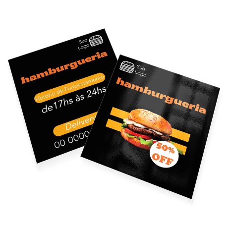 POSTAIS COUCHÊ 300G VERNIZ UV TOTAL FRENTE 90X98MM Colorido frente e verso - 500 un.