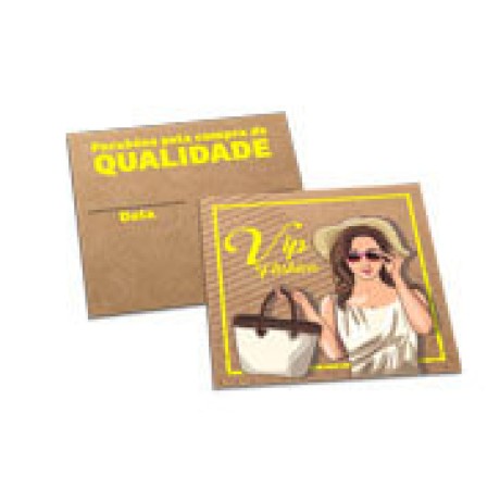 POSTAIS KRAFT 250G SEM LAMINAÇÃO E SEM VERNIZ SEM VERNIZ COM TINTA BRANCA 91X102MM Colorido frente e verso - 250 un.