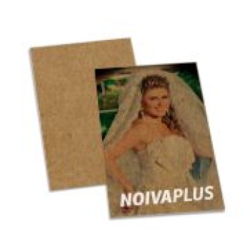 POSTAIS KRAFT 250G SEM LAMINAÇÃO E SEM VERNIZ SEM VERNIZ COM TINTA BRANCA 91X153MM Colorido frente - 100 un.