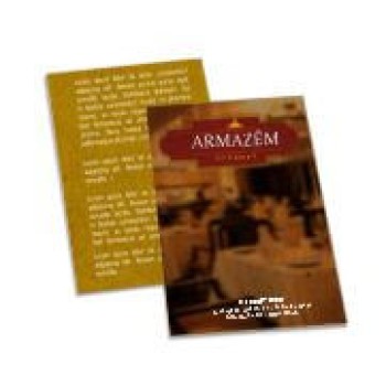 POSTAIS KRAFT 250G SEM LAMINAÇÃO E SEM VERNIZ SEM VERNIZ COM TINTA BRANCA 91X153MM Colorido frente e verso - 250 un.