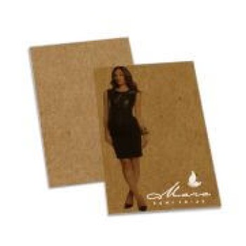 POSTAIS KRAFT 250G SEM LAMINAÇÃO E SEM VERNIZ SEM VERNIZ COM TINTA BRANCA 91X153MM Colorido frente - 50 un.