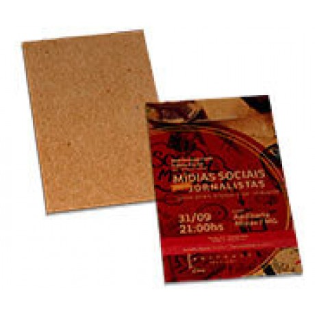 POSTAIS KRAFT 250G SEM VERNIZ 90X147MM Colorido frente - 500 un.