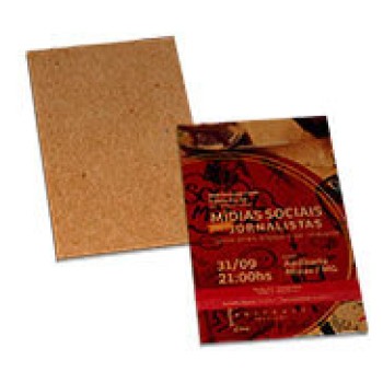 POSTAIS KRAFT 250G SEM VERNIZ 90X147MM Colorido frente - 500 un.