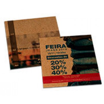 POSTAIS KRAFT 250G SEM VERNIZ 91X102MM Colorido frente e verso - 1000 un.