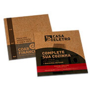 POSTAIS KRAFT 250G SEM VERNIZ 91X102MM Colorido frente e verso - 500 un.