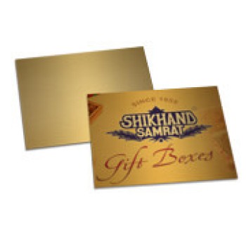 POSTAIS PAPÉIS ESPECIAIS GOLD MASTER 300G SEM VERNIZ 182X153MM Colorido frente - 100 un.