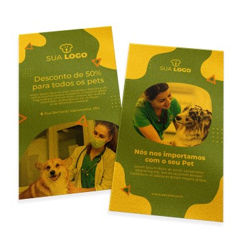 POSTAIS PAPÉIS ESPECIAIS GOLD MASTER 300G SEM VERNIZ 91X153MM Colorido frente e verso - 100 un.