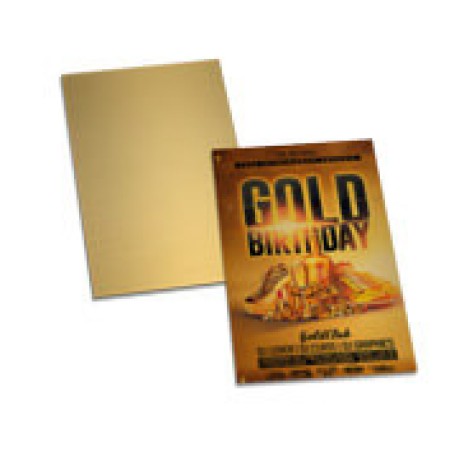 POSTAIS PAPÉIS ESPECIAIS GOLD MASTER 300G SEM VERNIZ 91X153MM Colorido frente - 100 un.