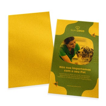 POSTAIS PAPÉIS ESPECIAIS GOLD MASTER 300G SEM VERNIZ 91X153MM Colorido frente - 100 un.