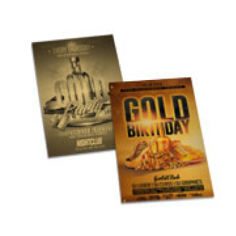 POSTAIS PAPÉIS ESPECIAIS GOLD MASTER 300G SEM VERNIZ 91X153MM Colorido frente e preto e branco verso - 100 un.
