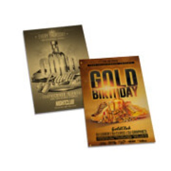 POSTAIS PAPÉIS ESPECIAIS GOLD MASTER 300G SEM VERNIZ 91X153MM Colorido frente e preto e branco verso - 100 un.