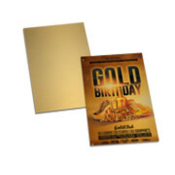 POSTAIS PAPÉIS ESPECIAIS GOLD MASTER 300G SEM VERNIZ 91X153MM Colorido frente - 50 un.