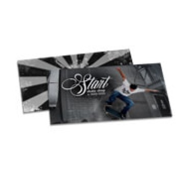 POSTAIS PAPÉIS ESPECIAIS METALIZADO FRENTE 250G SEM VERNIZ 182X102MM Colorido frente e preto e branco verso - 250 un.