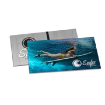 POSTAIS PAPÉIS ESPECIAIS METALIZADO FRENTE 250G SEM VERNIZ 182X102MM Colorido frente e preto e branco verso - 50 un.