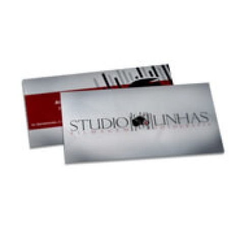 POSTAIS PAPÉIS ESPECIAIS METALIZADO FRENTE 250G SEM VERNIZ 182X102MM