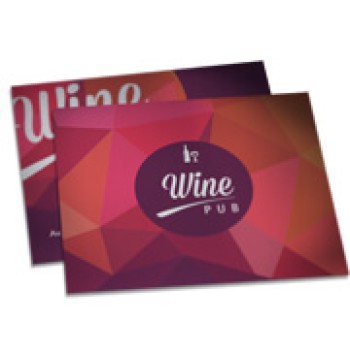 POSTAIS PAPÉIS ESPECIAIS METALIZADO FRENTE 250G SEM VERNIZ 182X153MM Colorido frente e verso - 50 un.