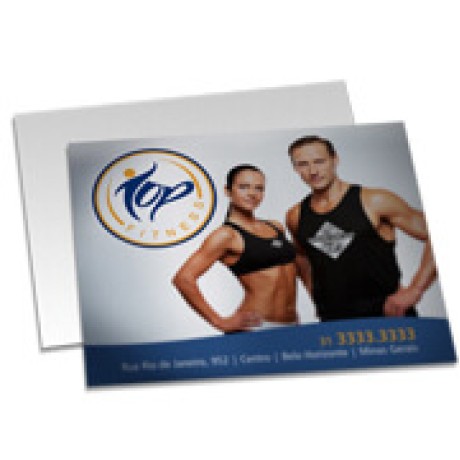 POSTAIS PAPÉIS ESPECIAIS METALIZADO FRENTE 250G SEM VERNIZ 182X153MM Colorido frente - 50 un.