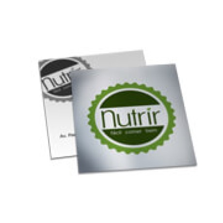 POSTAIS PAPÉIS ESPECIAIS METALIZADO FRENTE 250G SEM VERNIZ 91X102MM Colorido frente e preto e branco verso - 50 un.