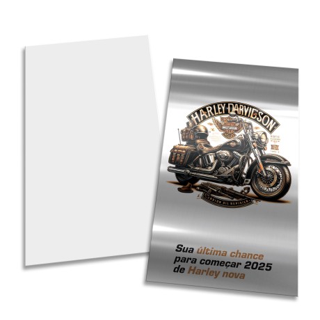 POSTAIS PAPÉIS ESPECIAIS METALIZADO FRENTE 250G SEM VERNIZ 91X153MM Colorido frente - 100 un.