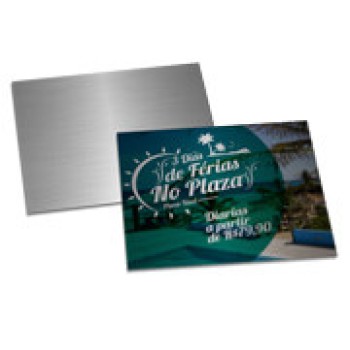 POSTAIS PAPÉIS ESPECIAIS SILVER LUX 300G SEM VERNIZ 182X153MM Colorido frente - 50 un.