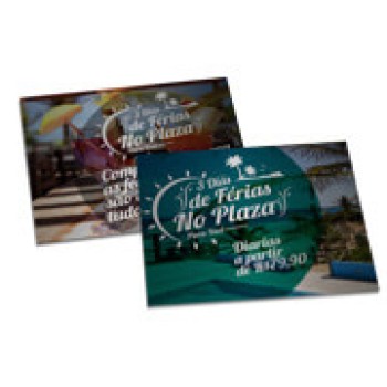 POSTAIS PAPÉIS ESPECIAIS SILVER LUX 300G SEM VERNIZ 182X153MM Colorido frente e verso - 50 un.