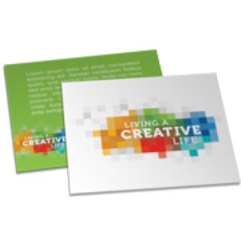 POSTAIS PVC 0,30MM TRANSPARENTE COM TINTA BRANCA 182X153MM Colorido frente e verso - 250 un.