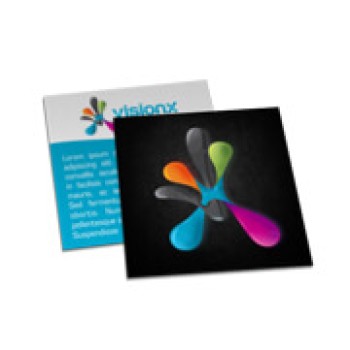 POSTAIS PVC 0,30MM TRANSPARENTE COM TINTA BRANCA 91X102MM Colorido frente e verso - 50 un.