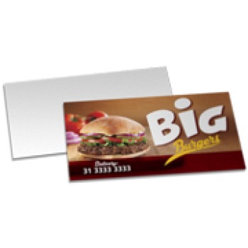 POSTAIS PVC 0,30MM TRANSPARENTE SEM TINTA BRANCA 182X102MM Colorido frente - 100 un.