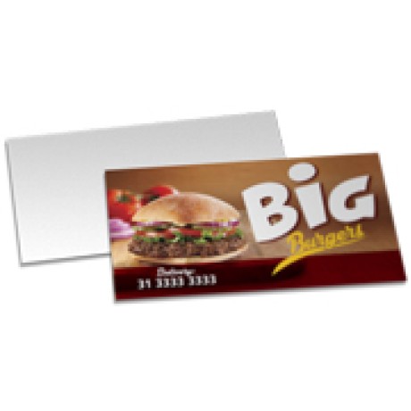 POSTAIS PVC 0,30MM TRANSPARENTE SEM TINTA BRANCA 182X102MM Colorido frente - 100 un.