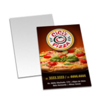 POSTAIS PVC 0,50MM PREMIUM BRANCO 91X153MM Colorido frente - 250 un.