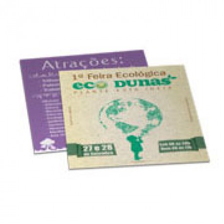 POSTAIS RECICLATO 250G SEM VERNIZ 182X153MM Colorido frente e verso - 250 un.