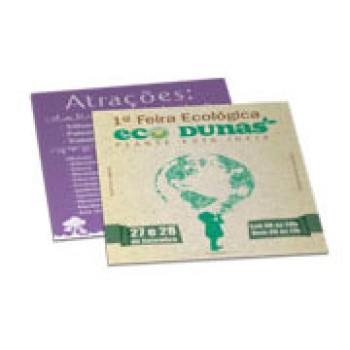 POSTAIS RECICLATO 250G SEM VERNIZ 182X153MM Colorido frente e verso - 250 un.