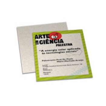 POSTAIS RECICLATO 250G SEM VERNIZ 91X102MM Colorido frente - 100 un.