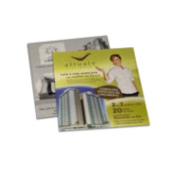 POSTAIS RECICLATO 250G SEM VERNIZ 91X102MM Colorido frente e preto e branco verso - 250 un.