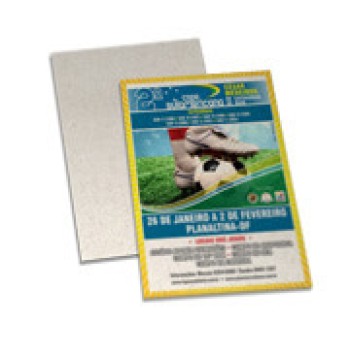 POSTAIS RECICLATO 250G SEM VERNIZ 91X153MM Colorido frente - 500 un.