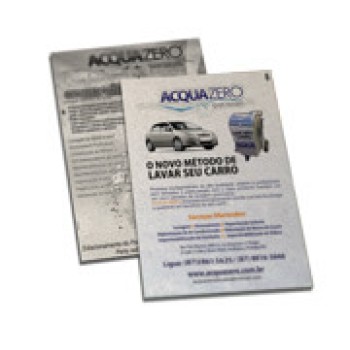 POSTAIS RECICLATO 250G SEM VERNIZ 91X153MM Colorido frente e preto e branco verso - 100 un.