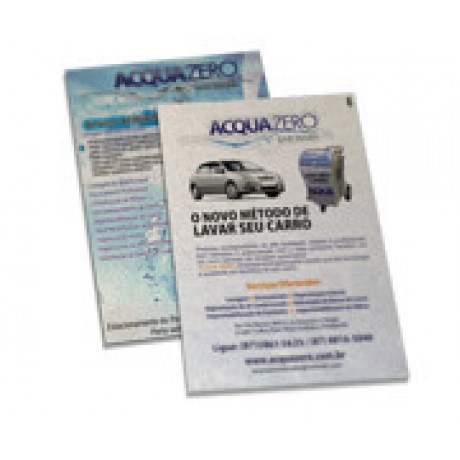POSTAIS RECICLATO 250G SEM VERNIZ 91X153MM Colorido frente e verso - 100 un.